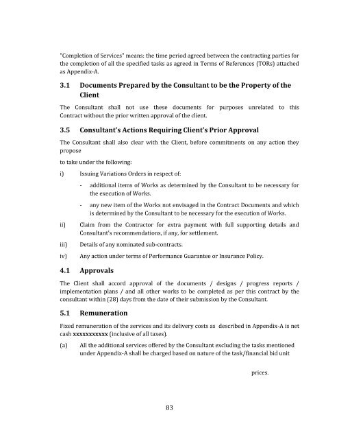 III SPECIAL CONDITIONS O III SPECIAL CONDITIONS O