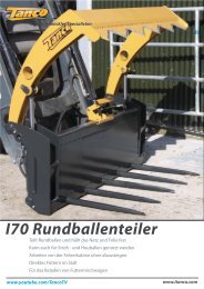 Rundballenteiler I70 Prospekt Herunterladen - Tanco Autowrap