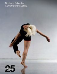 Northern School of Contemporary Dance - Conservatoire for Dance ...