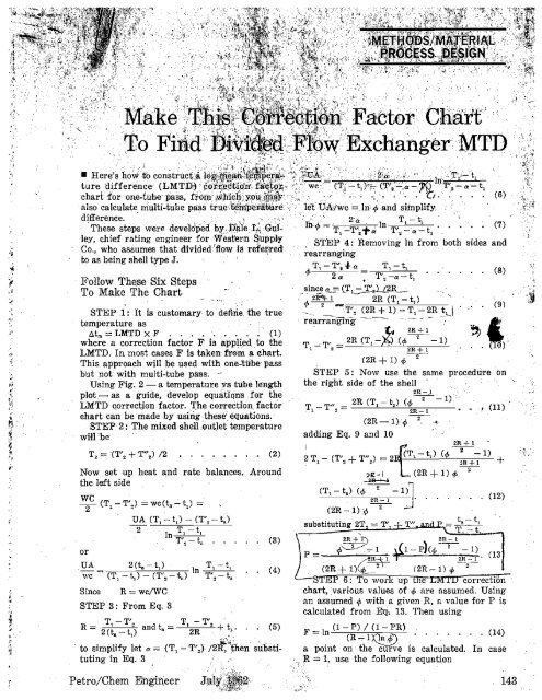 Factor Chart