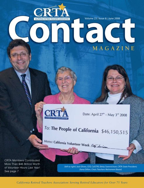 ContactMAGAZINE - CalRTA - California Retired Teachers Association