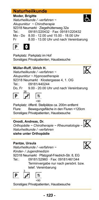 Mobil in Neumarkt - Wegweiser für Senioren und Menschen