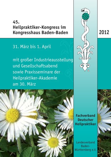 45. Heilpraktiker-Kongress im Kongresshaus Baden-Baden 31 ...