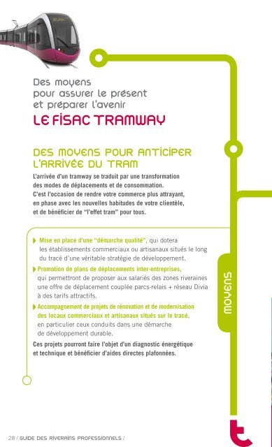 Guide des riverains professionnels - Le Tram