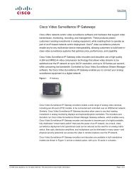Cisco Video Surveillance IP Gateways