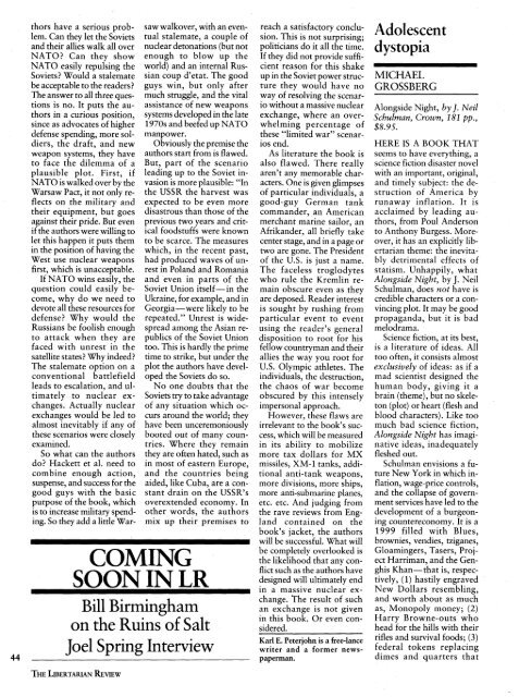 The Libertarian Review March 1980 - Libertarianism.org