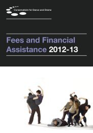 Download as a PDF - Conservatoire for Dance and Drama