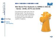 Wet Barrel Fire Hydrants to AWWA C-503-88 - Series ... - rymca.com