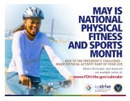 National Physical Fitness and Sports Month Flyer