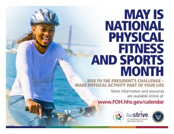 National Physical Fitness and Sports Month Flyer