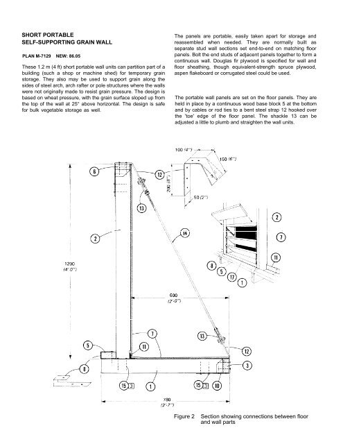 Short Portable Self-supporting Wall Leaflet