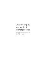 UtvÃ¤rdering av styrmedel i klimatpolitiken