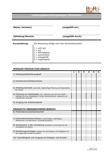 GESAMTBEURTEILUNG EMPFEHL