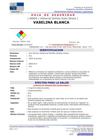 VASELINA BLANCA