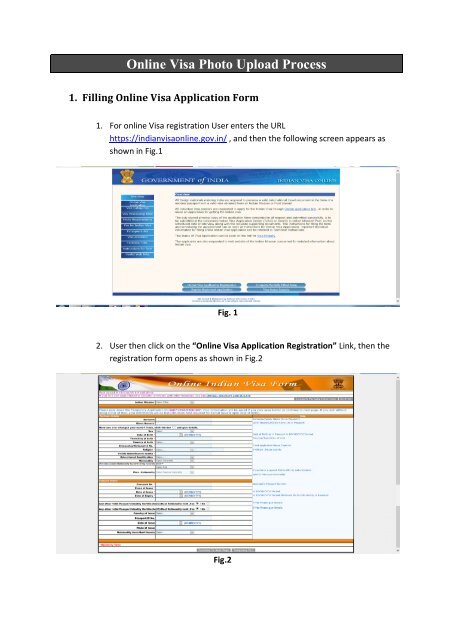 Online Visa Photo Upload Process - Online Indian Visa Form