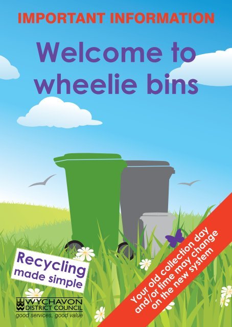 Welcome to wheelie bins - Wychavon District Council