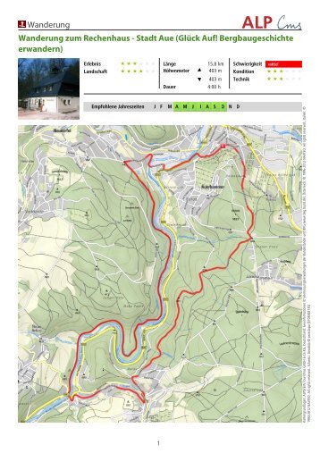 Wanderung Wanderung zum Rechenhaus - Stadt Aue (GlÃ¼ck Auf ...