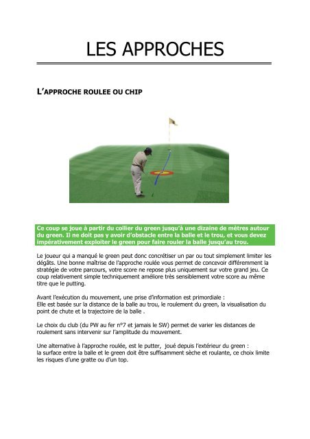 Golf la position à l'impact avec votre club dans le swing de golf. 