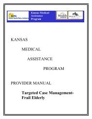 Targeted Case Management Frail Elderly - KMAP