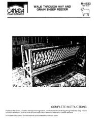 Hay And Grain Feeder For Sheep Leaflet Imperial Canada Plan