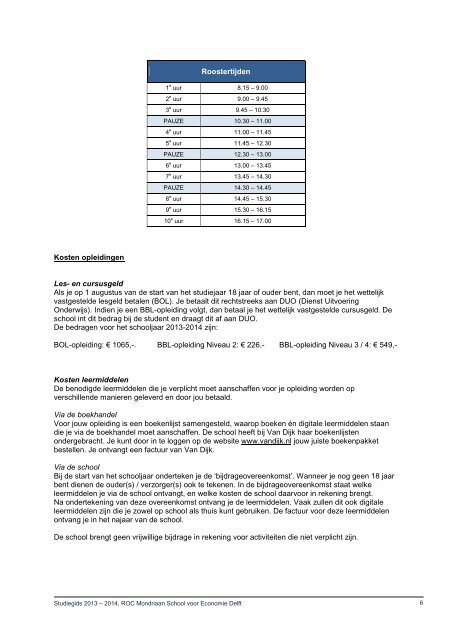 Studiegids 2013-2014 - Op www.ecobras.mon3aan.nl - ROC ...