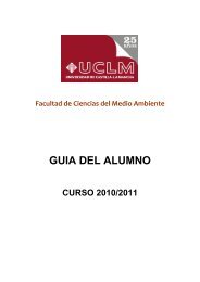 GUIA DEL ALUMNO - Universidad de Castilla-La Mancha