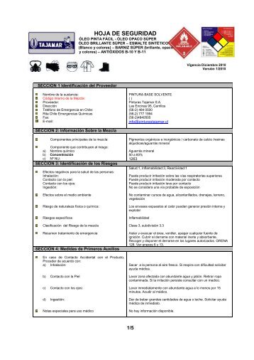 HOJA DE SEGURIDAD