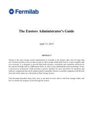 The Enstore Administrator's Guide - ISD Home Page - Fermilab