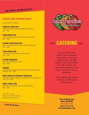 Download Catering Menu - Red Onion