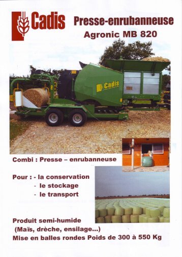 Documentation MB820 - Cadis France