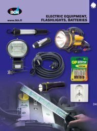 34. electric equipment, flashlights, batteries