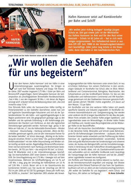 8 | 2008 - Schiffahrt und Technik