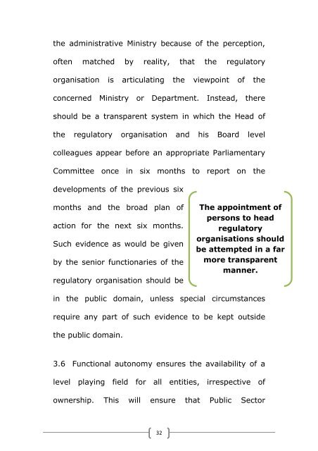 Report of the Committee for Reforming the Regulatory Environment ...