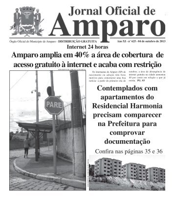 04/10/2013 - Prefeitura Municipal de Amparo