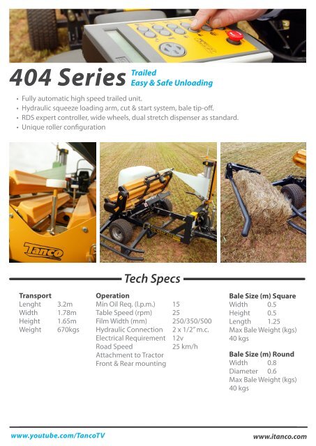 Download 404 EH Brochure - Tanco Autowrap