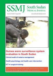 Download Edition as PDF - South Sudan Medical Journal