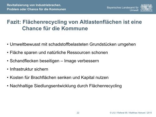 Revitalisierung von Industriebrachen - Regierung von Mittelfranken ...