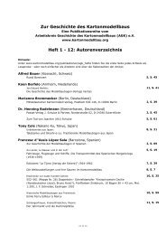 Heft 1 - 12: Autorenverzeichnis - Kartonmodellbau.org