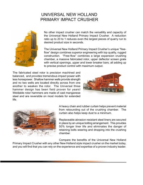 PRIMARY IMPACT BULLETIN - Concrete Batch Plants