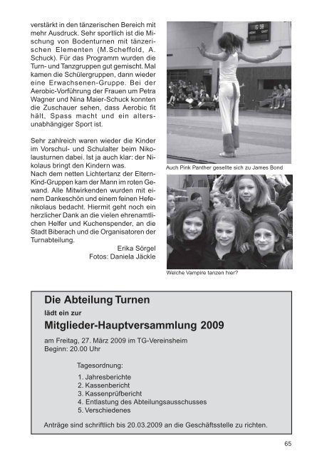 TG-Report 1 / 2009 als pdf-Datei (ca - TG Biberach