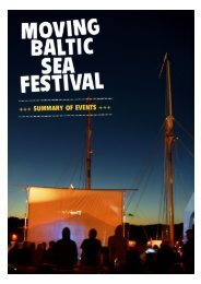 summary of events (pdf) - Moving Baltic Sea