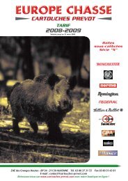 calibre 12 - Europe Chasse