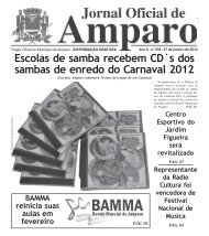 Jornal Oficial - 27 de janeiro de 2012 - Prefeitura Municipal de Amparo