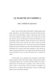 le marche di fabbrica.pdf - SocietÃ  Friulana di Archeologia