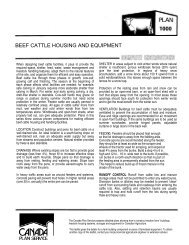 Beef Cattle Housing and Equipment Leaflet - Canada Plan Service ...
