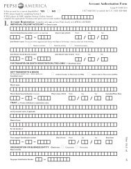 Account Authorization Form - DRIP Investor