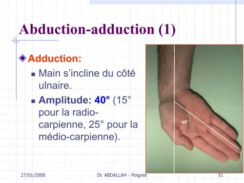 Articulation du poignet