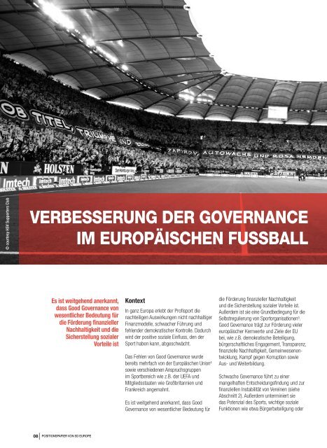 DAS HERZ DES VEREINS: - Supporters Direct