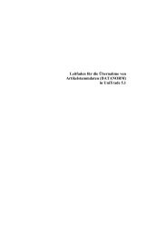 pro Artikel nur einmal - BauDatenbank