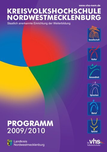 Programm 2009/10 - Kreisvolkshochschule Nordwestmecklenburg